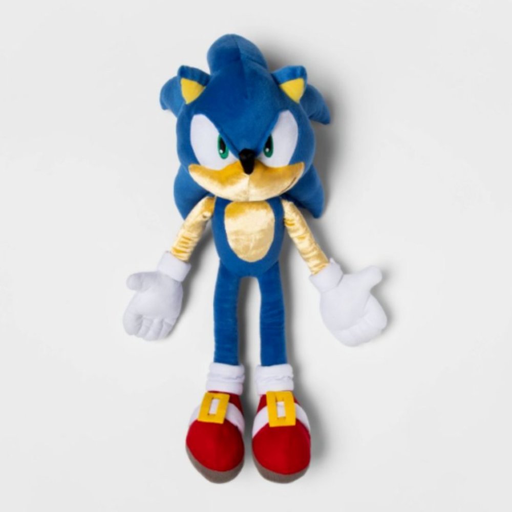 Blue and Red Stuffed Animal Toy